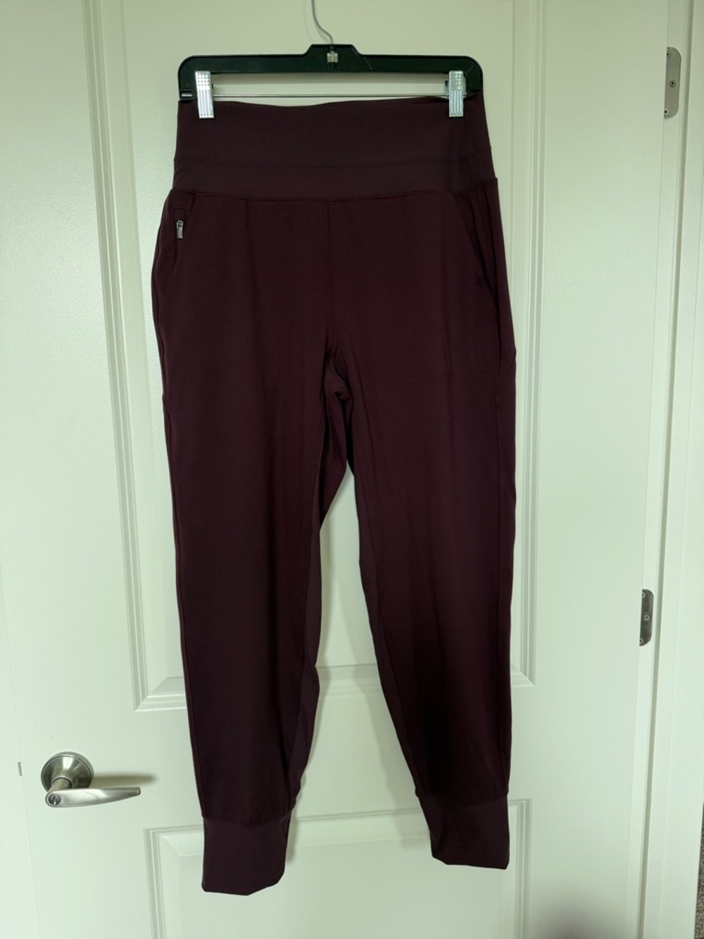 Athleta High-Rise Jogger Pants - Burgundy